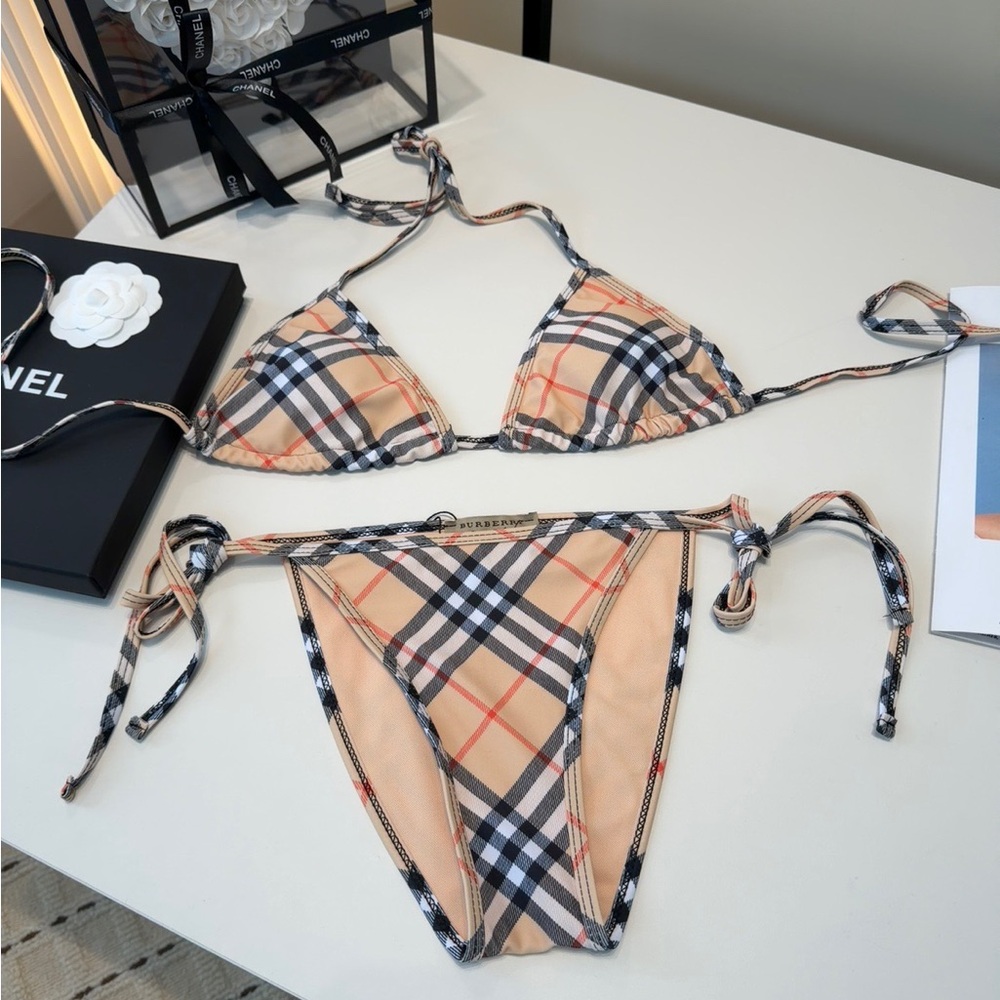 🐎 BURBERRY Classic Vintage Check One-Piece Swimsuit